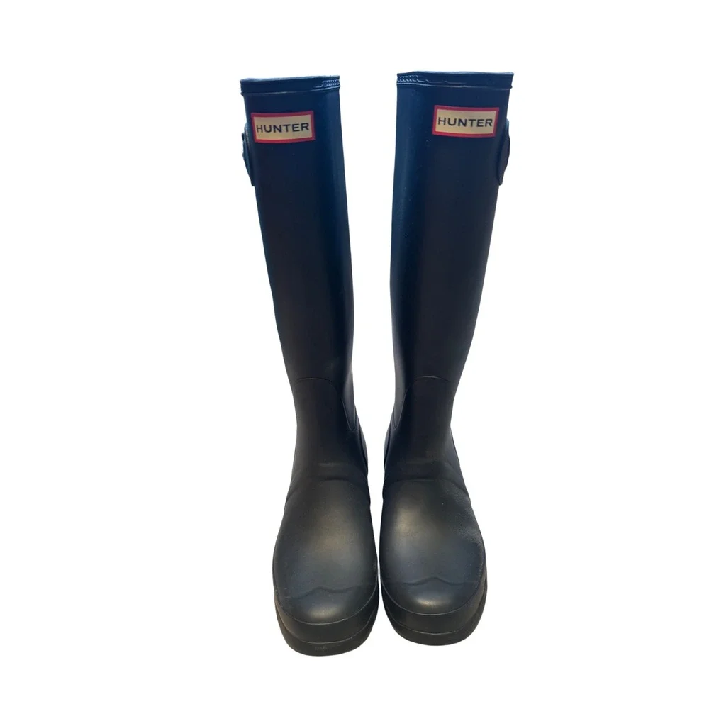 Hunter Original Tall Matte Black Rain Boots Womens US 9‎ EU 40/41 Waterproof